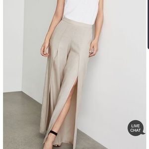 Michael wide leg slit pants